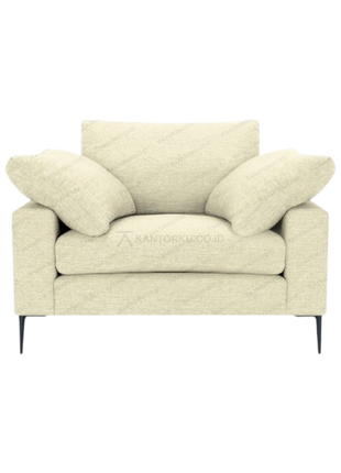 Sofa modern ergonomis nyaman terjangkau dengan bantalan tebal dan sandaran nyaman Tersedia di Kantorku