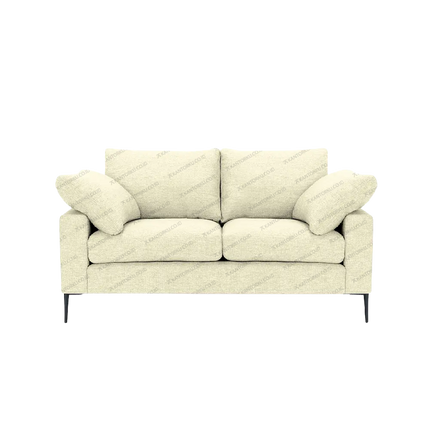 sofa highpoint moura dengan kaki logam hitam ramping — kantorku.co.id