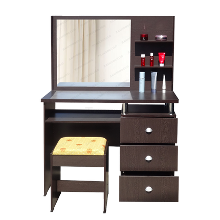 Meja Rias Lunar MR 526 Minimalis modern dengan cermin besar