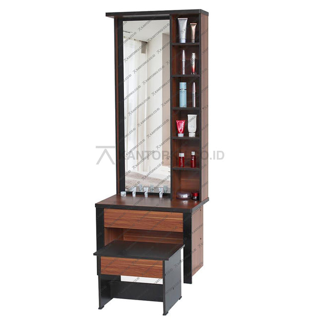 Meja rias Lunar MR 528 desain panjang modern – KANTORKU