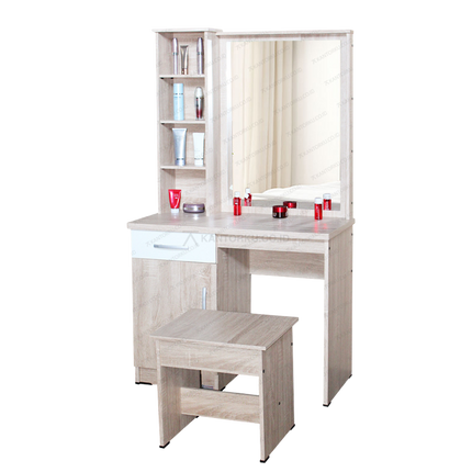Meja Rias Lunar MR 531 Minimalis modern dengan cermin besar