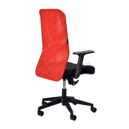 Kursi Kerja ergonomis kursi staff desain Minimalis dengan sandaran dan roda - subaru - KANTORKU