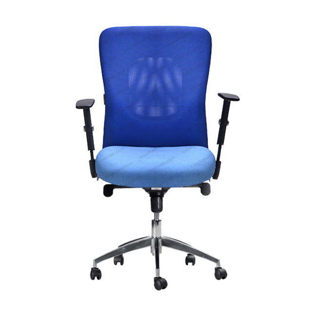 Kursi kantor Subaru MS 60 TA dengan sandaran lengan ergonomis dan footbase aluminium.