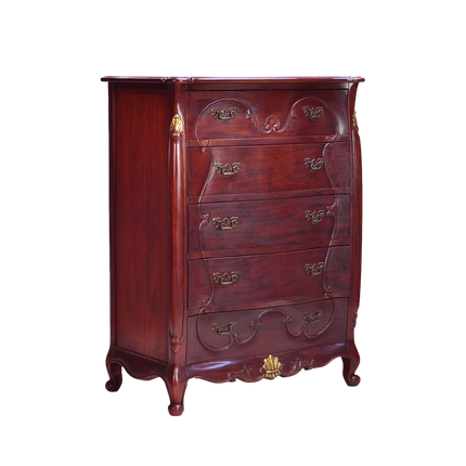 Rak Buku Nakas Ritz Gallery Wine Cabinet Kayu mahogani berkualitas tinggi