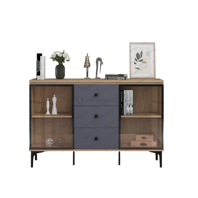 Kabinet multifungsi CENA CR-01 dengan desain modern minimalis – Tersedia di Kantorku.co.id