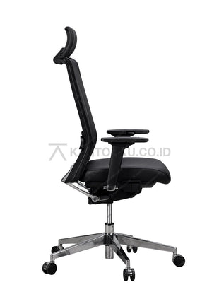 Kursi Indachi Napoli I AL dengan balutan kulit elegan dan kenyamanan ergonomis – KANTORKU