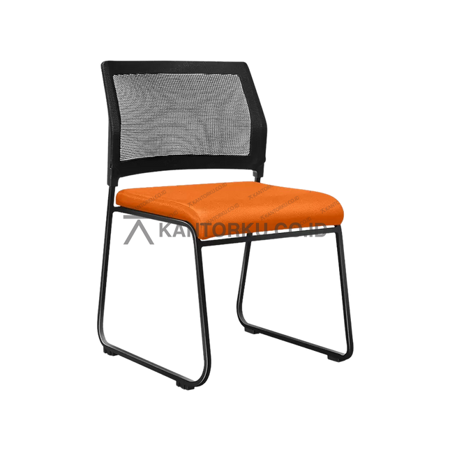 Kursi minimalis Neo Chitose dengan desain cantilever/sled base stabil dan ramping kantorku.co.id