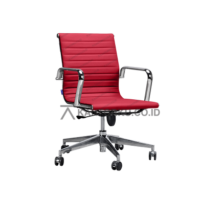 Kursi kantor Indachi Nest II AL TC frame kaki aluminium kokoh — kantorku