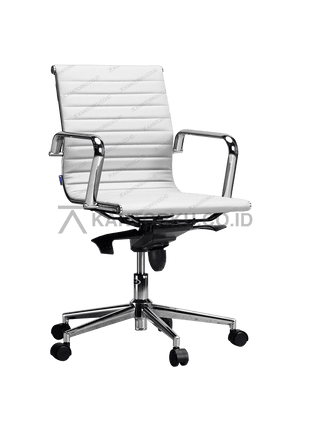 Kursi kantor Indachi Nest II CR HDT dengan kaki chrome elegan – kantorkudotcodotid