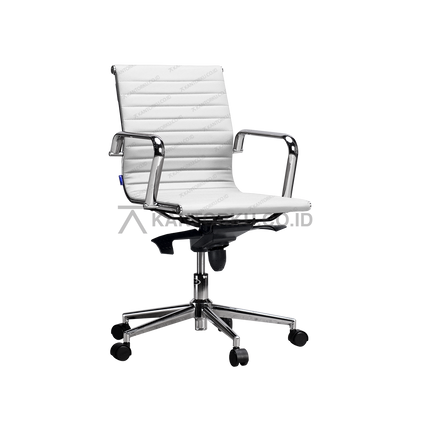 Kursi kantor Indachi Nest II CR HDT dengan kaki chrome elegan – kantorkudotcodotid