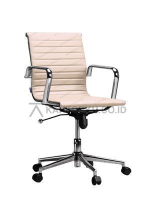 Kursi Indachi Nest II CR TC frame kaki chrome kokoh dan elegan – kantorku