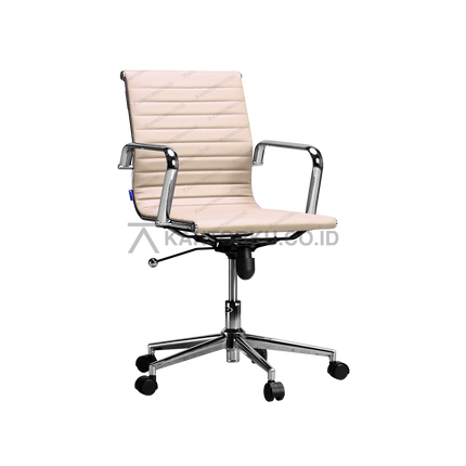 Kursi Indachi Nest II CR TC frame kaki chrome kokoh dan elegan – kantorku