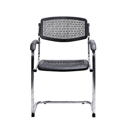 Kursi Hadap Ergotec New Charment elegan dengan kaki cantilever chrome untuk ruang rapat modern Kantorku