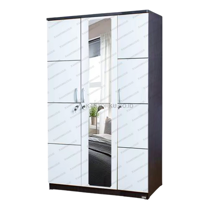 Lemari pakaian LUNAR LPT 330 modern minimalis dari Kantorku