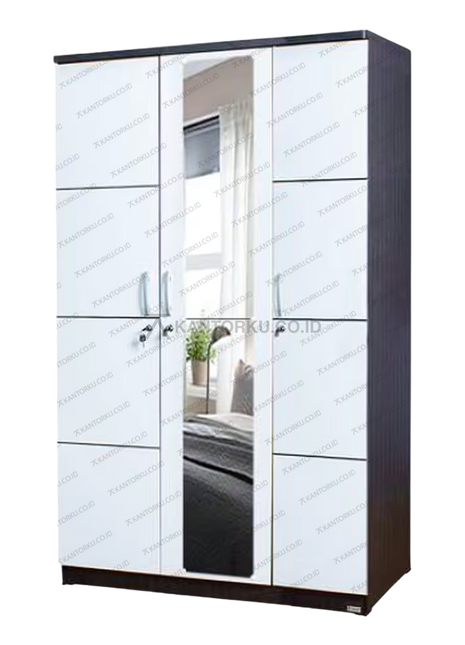 Lemari pakaian LUNAR LPT 330 modern minimalis dari Kantorku