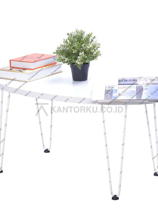 Meja tulis Dachi Olive kokoh dan fungsional – Kantorku