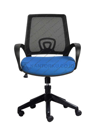 Kursi Kantor Ergonomis - Kursi Kerja desain Minimalis - Kursi Staff - Kursi Karyawan - kursi dengan roda , dengan sandaran lengan, dan hidrolik  - kursi desain elegan harga ramah di kantong - Savello - KANTORKU