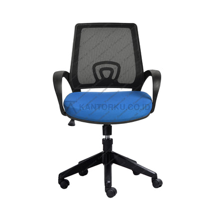 Kursi Kantor Ergonomis - Kursi Kerja desain Minimalis - Kursi Staff - Kursi Karyawan - kursi dengan roda , dengan sandaran lengan, dan hidrolik  - kursi desain elegan harga ramah di kantong - Savello - KANTORKU