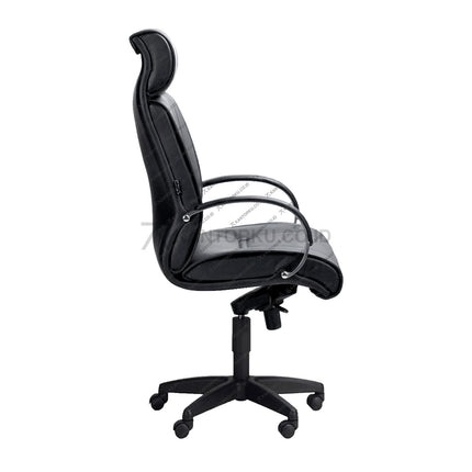 Savello Onyx HKC kursi eksekutif ergonomis dengan gaslift fleksibel dan kontrol kemiringan HDT untuk kenyamanan maksimal di Kantorku.