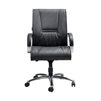 Kursi Kantor Savello Onyx LCA dengan desain elegan, gaslift presisi, dan mekanisme HDT tangguh untuk kenyamanan dan profesionalitas kerja di Kantorku.