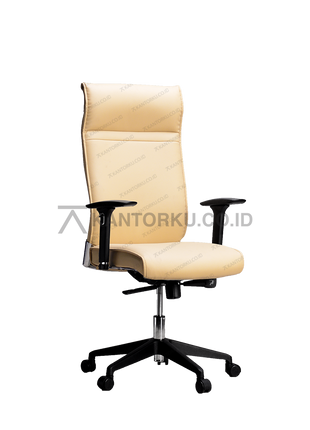 Kursi Indachi dengan frame kaki nylon dan sandaran lengan ergonomis kantorku.co.id