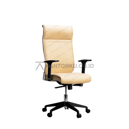 Kursi Indachi dengan frame kaki nylon dan sandaran lengan ergonomis kantorku.co.id