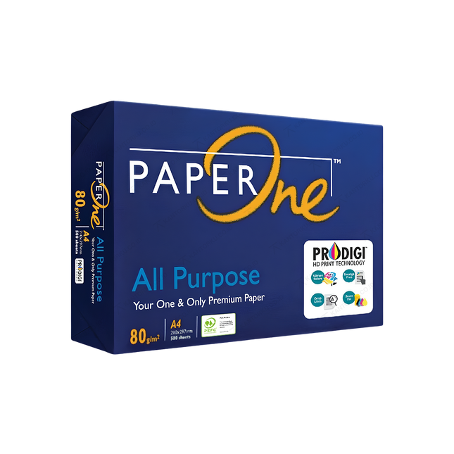 Kertas HVS A4 PAPER ONE 80gsm 1 Rim