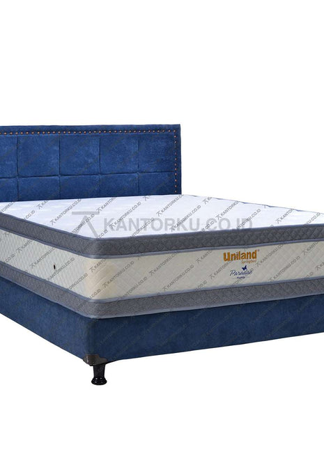 Paradise Double Plushtop dengan divan setebal 22 cm dan kaki 10 cm KANTORKU