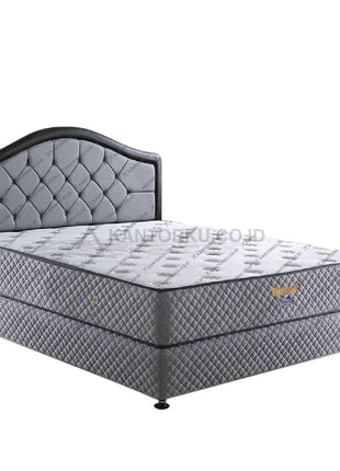 Springbed Paradise Fullset dengan kasur, divan, dan sandaran KANTORKU