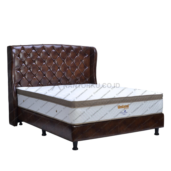 Kasur Springbed UNILAND Paradise Plushtop Lavasa | Fullset Fullham