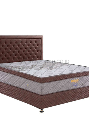 Divan Springbed Paradise Plushtop setebal 22 cm dengan kaki 10 cm KANTORKU