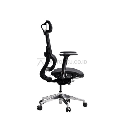 Kursi Indachi Parker I AL ergonomis dengan sandaran kepala elegan – kantorkudotcodotid