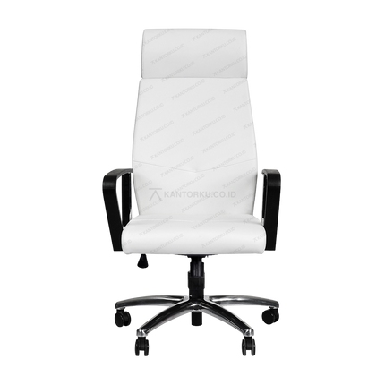 Kursi kantor Chairman PC 10010 A dengan kaki aluminium chrome kokoh Tersedia di Kantorku.co.id