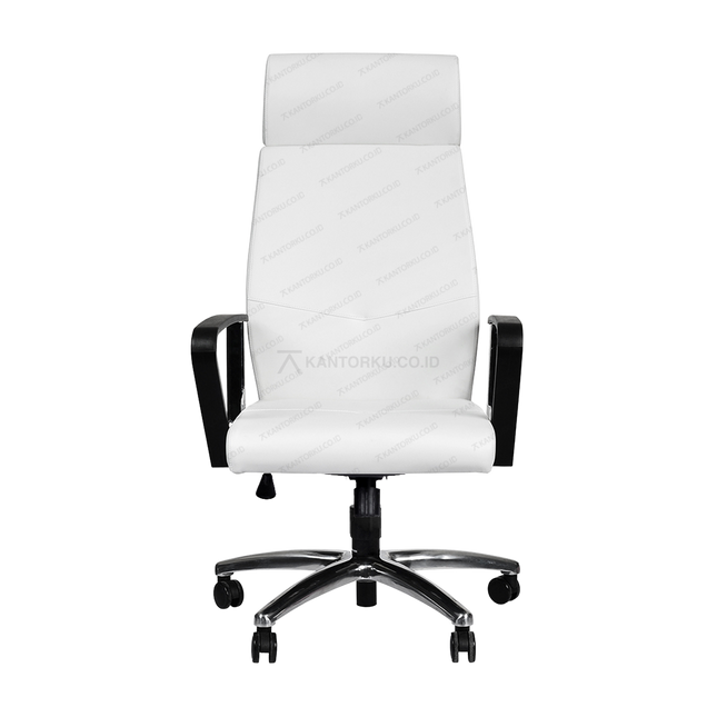 Kursi kantor Chairman PC 10010 A dengan kaki aluminium chrome kokoh Tersedia di Kantorku.co.id