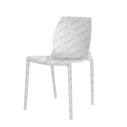 Kursi serbaguna HighPoint PEONY 7010P dengan desain ramping, ringan, dan nyaman digunakan di berbagai ruangan — kantorku.