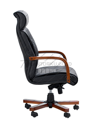 Savello Platinum HKC kursi direktur mewah dengan mekanisme HDT ergonomis dan material kulit berkualitas tinggi di Kantorku.