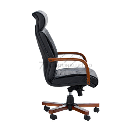 Savello Platinum HKC kursi direktur mewah dengan mekanisme HDT ergonomis dan material kulit berkualitas tinggi di Kantorku.
