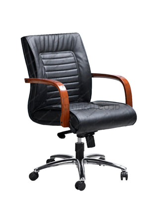 Kursi kantor Savello Platinum LCA premium dengan bahan kulit sintetis halus dan mekanisme HDT ergonomis di kantorku.co.id.