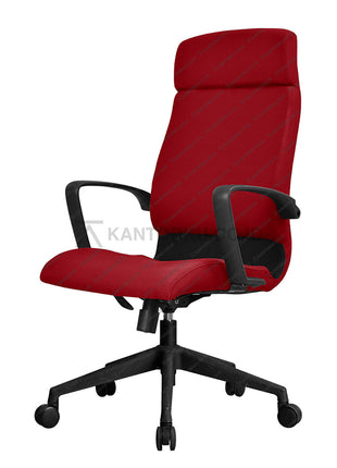 Kursi kantor ergonomis HighPoint Pro 35 bahan fabric rangka nylon kuat roda fleksibel kantorkudotcodotid