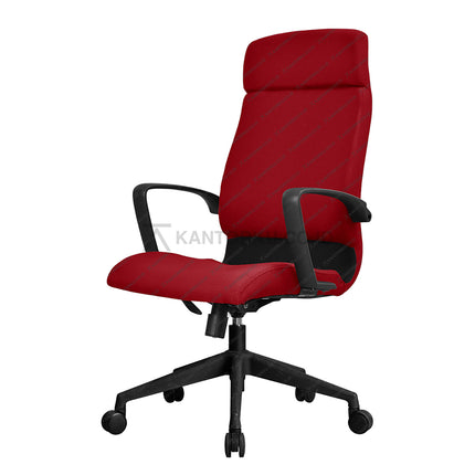 Kursi kantor ergonomis HighPoint Pro 35 bahan fabric rangka nylon kuat roda fleksibel kantorkudotcodotid