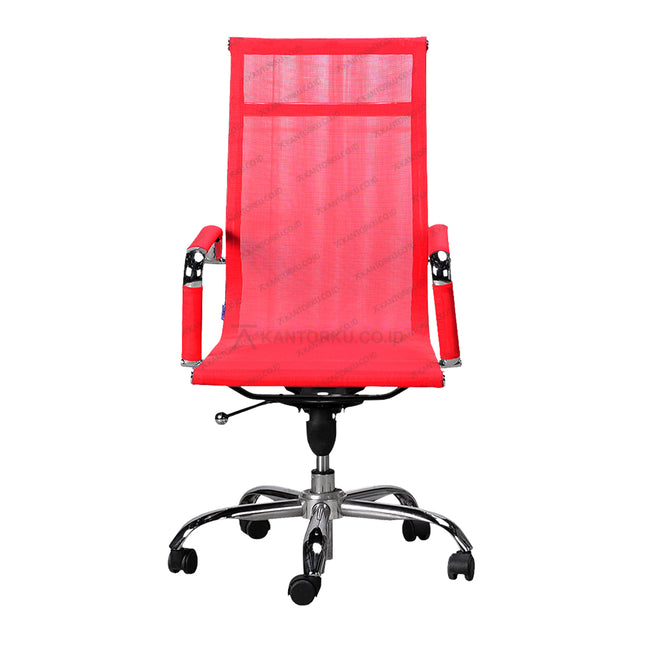 Kursi Indachi Presti I CR TC dengan sandaran tinggi mesh untuk sirkulasi udara optimal kantorku.co.id