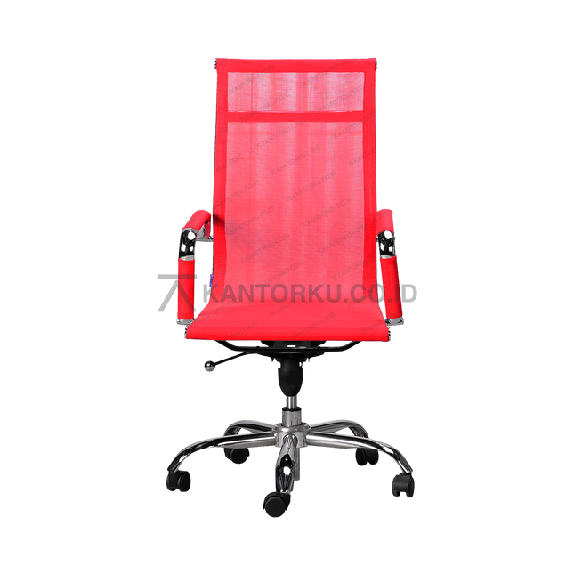 Kursi Indachi Presti I CR TC dengan sandaran tinggi mesh untuk sirkulasi udara optimal kantorku.co.id