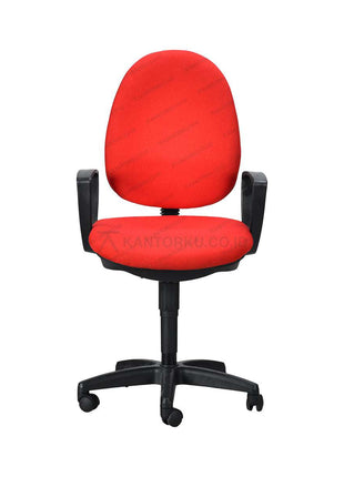 Kursi kantor Savello ergonomis dengan desain modern dan garansi dua tahun untuk kenyamanan dan keandalan kerja di Kantorku.