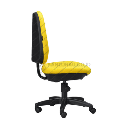 Savello kursi staf modern dengan kombinasi fitur gaslift dan kaki nylon kokoh, memberikan kenyamanan luar biasa di ruang kerja profesional Kantorku.