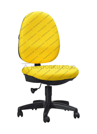 Kursi kantor Savello dengan desain ergonomis, sistem gaslift presisi, dan footbase nylon tahan lama untuk mendukung fokus kerja sepanjang hari di kantorku.co.id.