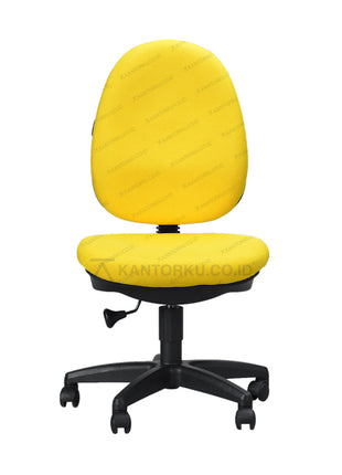 Kursi Staf Savello ergonomis dengan fitur gaslift dan kaki nylon kuat, dirancang untuk kenyamanan kerja maksimal dan produktivitas tinggi di Kantorku.