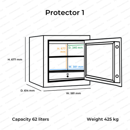 brankas baja tebal dengan kombinasi sargent greenleaf dan dorma kaba — kantorkudotcodotid