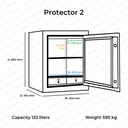 brankas heavy duty anti pembobolan untuk aset berharga — kantorkudotcodotid