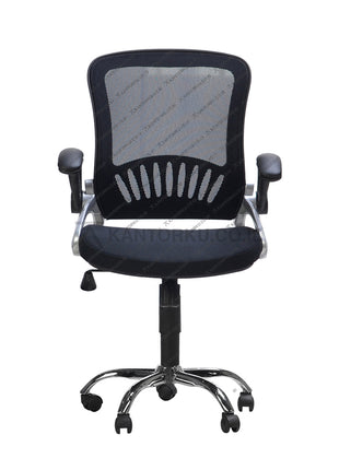 Kursi kantor Savello ergonomis dengan desain modern dan garansi dua tahun untuk kenyamanan serta keandalan di Kantorku.
