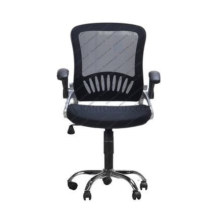 Kursi kantor Savello ergonomis dengan desain modern dan garansi dua tahun untuk kenyamanan serta keandalan di Kantorku.